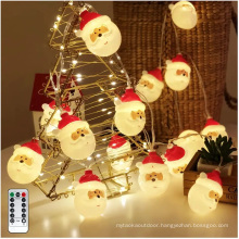 Christmas Home Decor Snowman Walking Stick String Lights